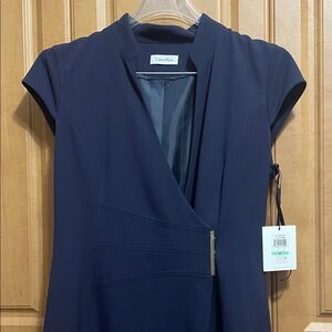 Calvin Klein Deep Blue Midi Dress